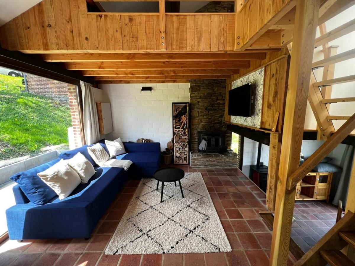 La Cabane D'Helie - Cottage En Pleine Foret - Domaine Du Bonsoy Hastiere-par-dela Eksteriør billede